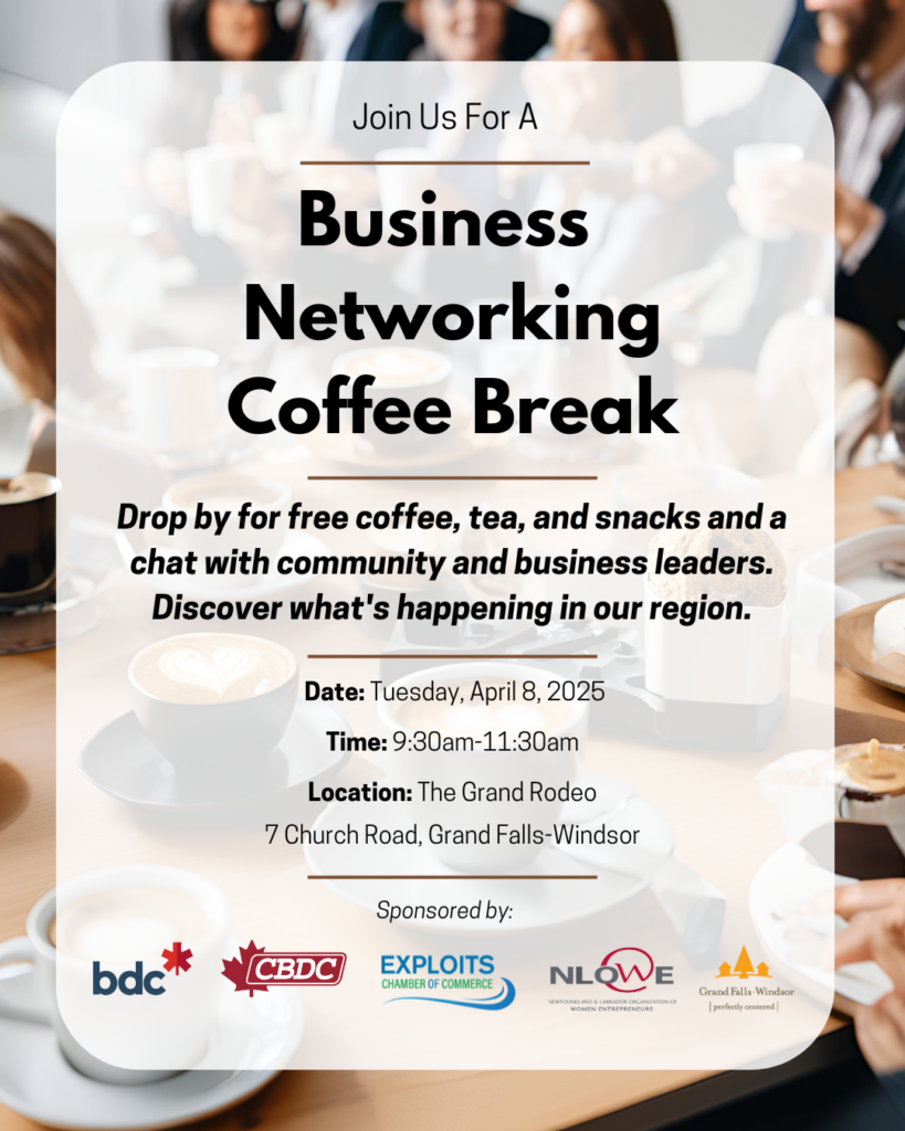 Drop by the Grand Rodeo on 7 Church Road (Front Right Door) on Tuesday, April 8th from 9:30am-11am for a free cup of coffee and chat with several of our community and business leaders. 
This is a great opportunity to find out “what’s going on” in our region.  Invite a friend and we’ll see you on April 8th at the Grand Rodeo.
